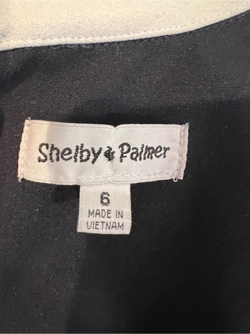 Shelby & Palmer Navy Blue Sleeveless Jumpsuit with White Collar and Gold Buttons - Picture 10 of 12